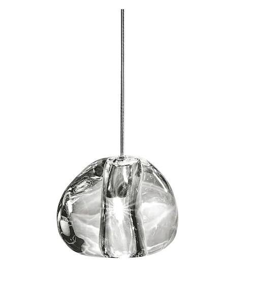 Terzani Mizu hanglamp 1 crystal Ottevangers Lichtdesign