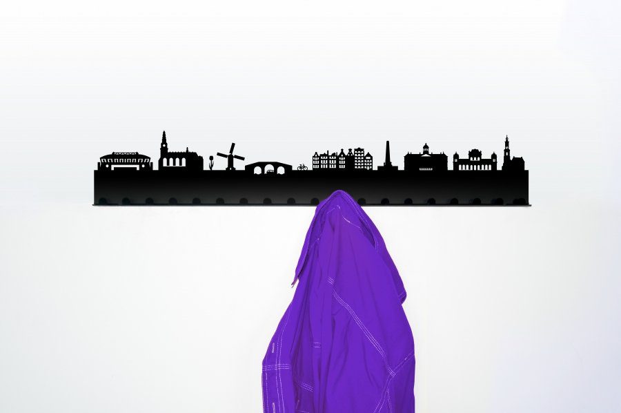 Kapstok skyline Amsterdam - Ottevangers Lichtdesign